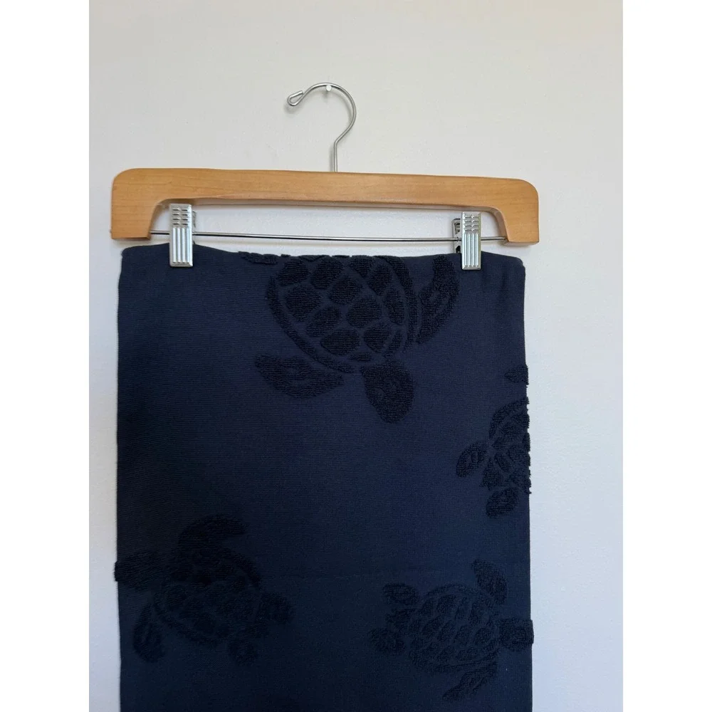 Vilebrequin Organic Cotton Turtle Beach Towel – Bleu Marine – NWT